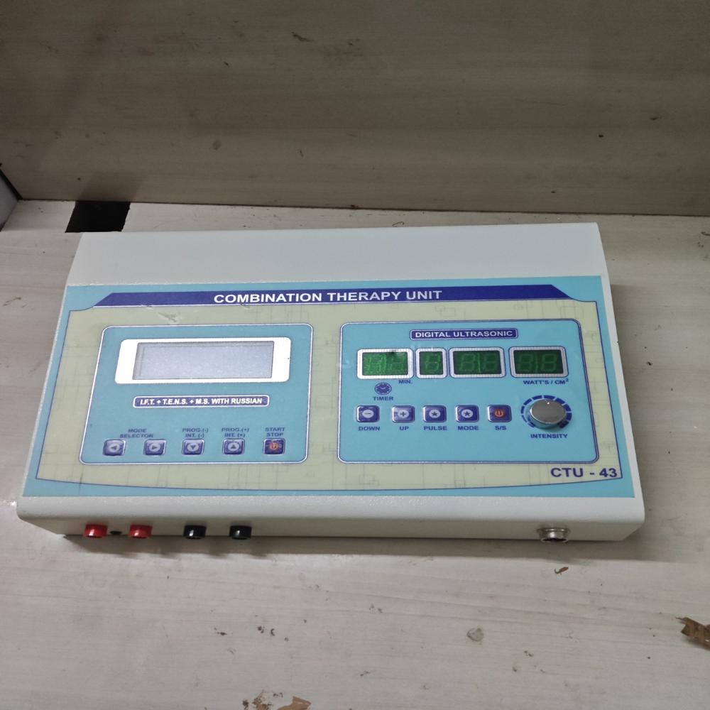 TNT 4 in 1 IFT MS Tens Ultrasonic Physiotherapy Machine Equipment Electrotherapy Combo For All Pain Relief Device Physiotherapy
