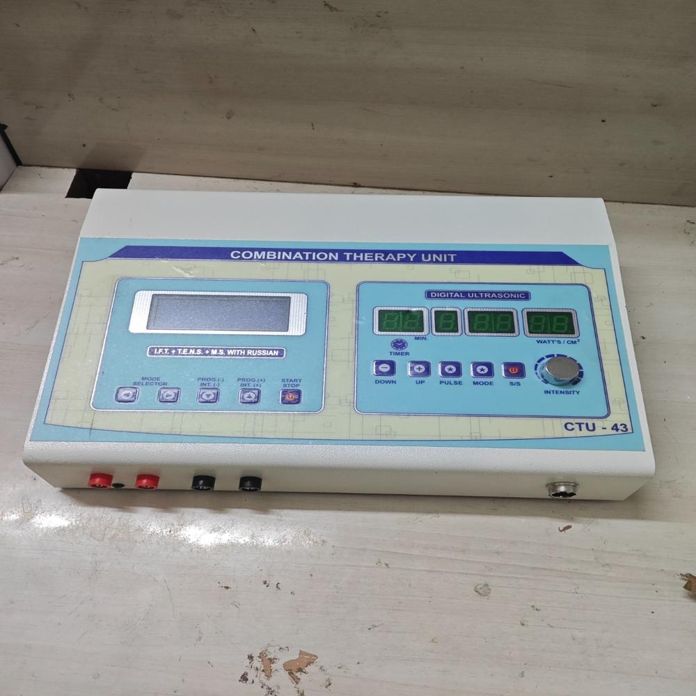 TNT 4 in 1 IFT MS Tens Ultrasonic Physiotherapy Machine Equipment Electrotherapy Combo For All Pain Relief Device Physiotherapy