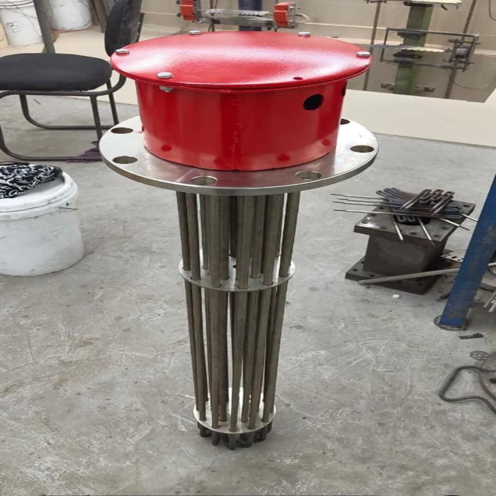 Flanged Immersion Heaters - Color: Silver