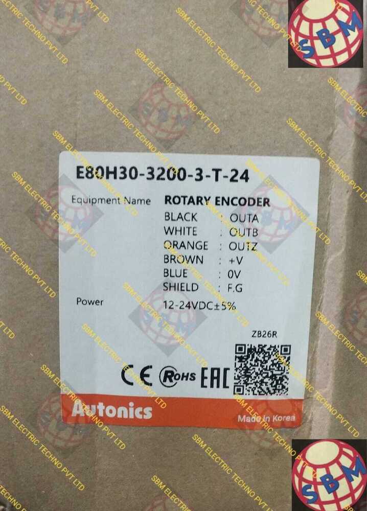 AUTONICS ROTARY ENCODER 12-24VDC, E80H30-3200-3-T-24