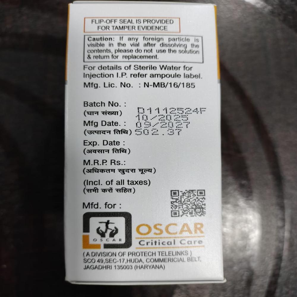 वैंकॉमाइसिन इंजेक्शन 1000mg - ा.बी फार्मा