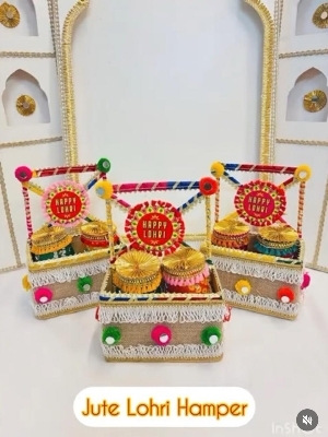 Jute Lohri hamper(outer)