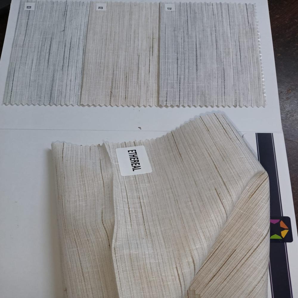 COTTON LINEN SHIRTING FABRIC