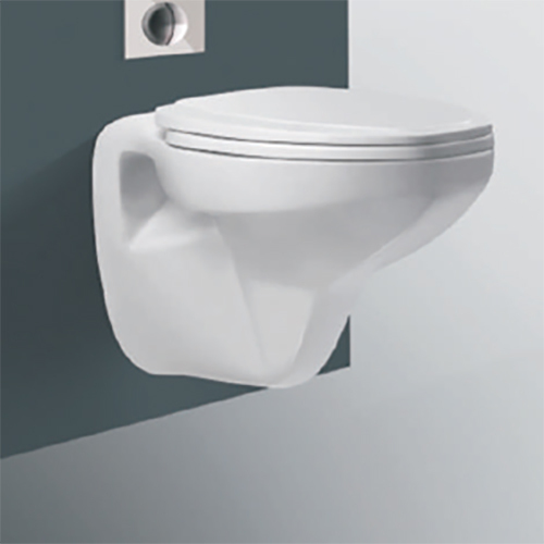 White Ceramic Wall Hung Toilet
