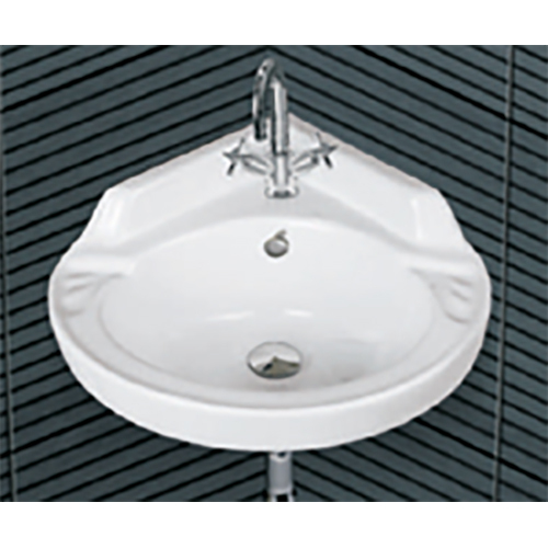 16X16 Corner Ceramic Wash Basin