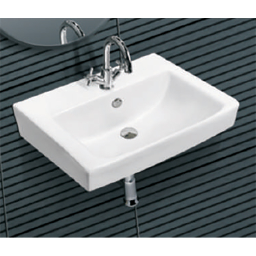 18X13 Square Ceramic Wash Basin