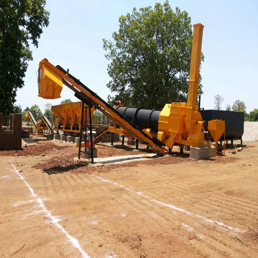 80 Ton Asphalt Drum Type Hot Mix Plant