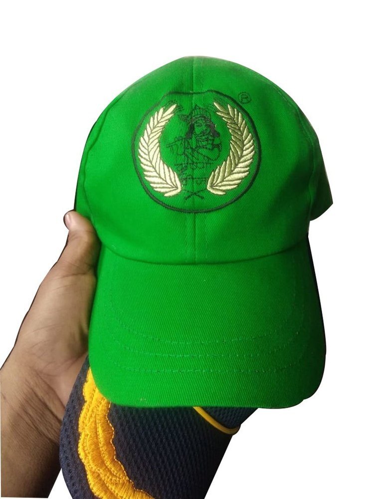 Green Cotton Cap - Design Type: Customized