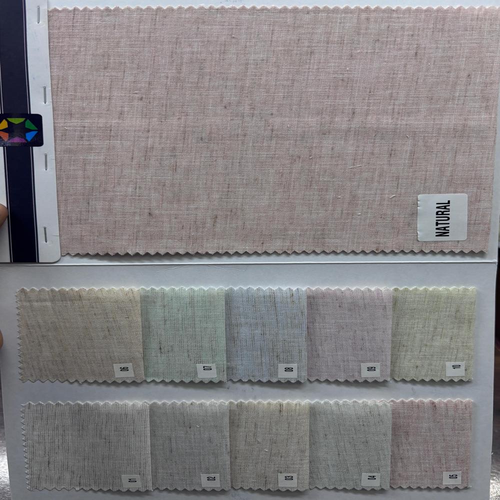 Cotton Linen Fabric - Attributes: Washable