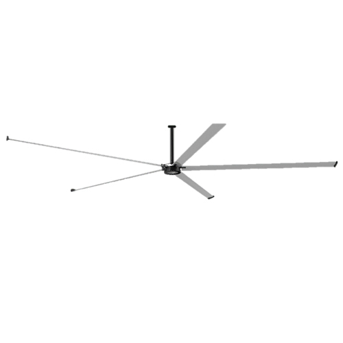 Breeze Aura - Pmsm Hvls Fan - Color: Grey
