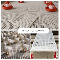 Vt Plastic Duck Farm Flooring A   600 X 500 X 40 Mm - Color: White