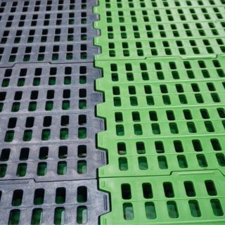 VT-Slatted Flooring 1x2 (Green, 40mm)