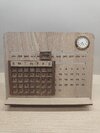 Wooden Promotional Calender With Clock - Occasion: Any Occasion