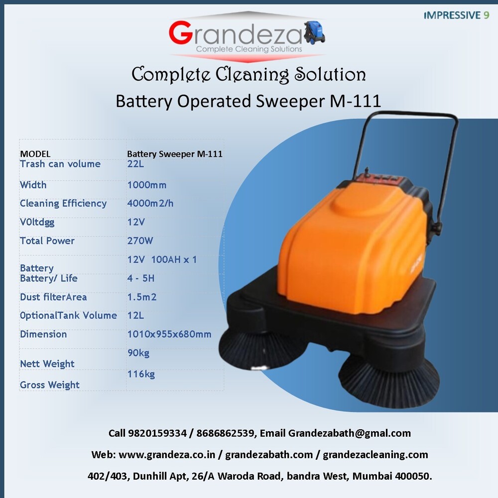 IMP GRANDEZA Ride on Sweeper 180-L M-001