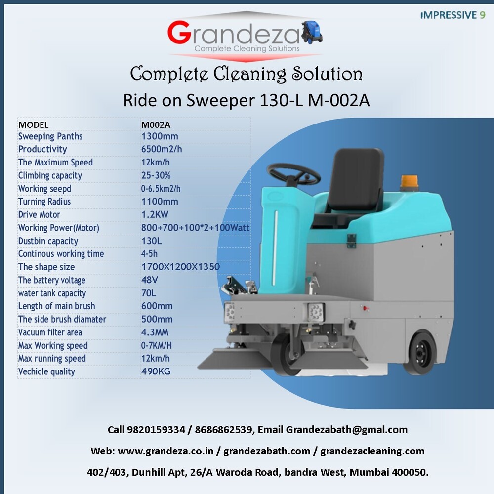 IMP GRANDEZA Ride on Sweeper 180-L M-001