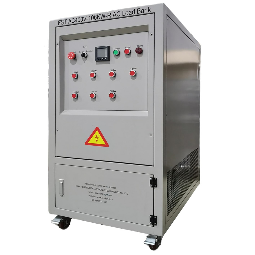 FST-AC400V 100KW Portable Resistive AC Load Bank