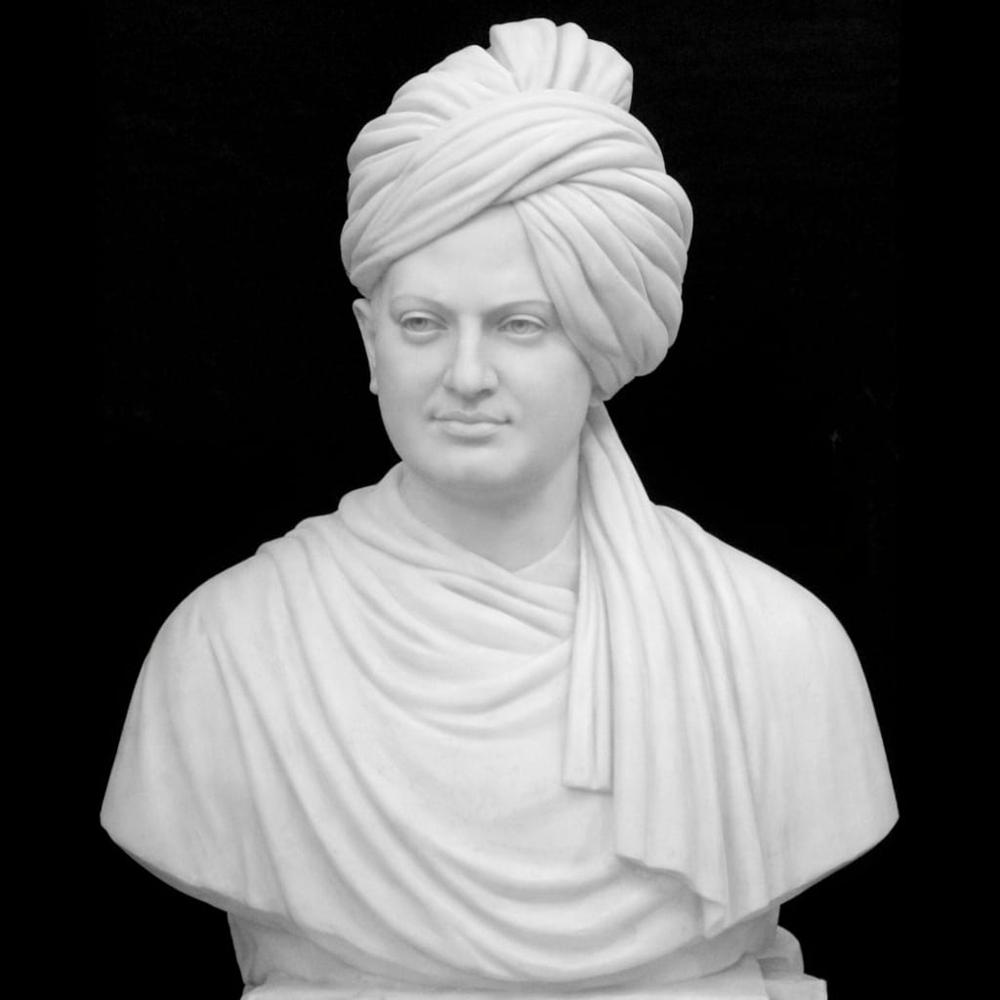 Handcrafted Marble Swami Vivekananda Murti
