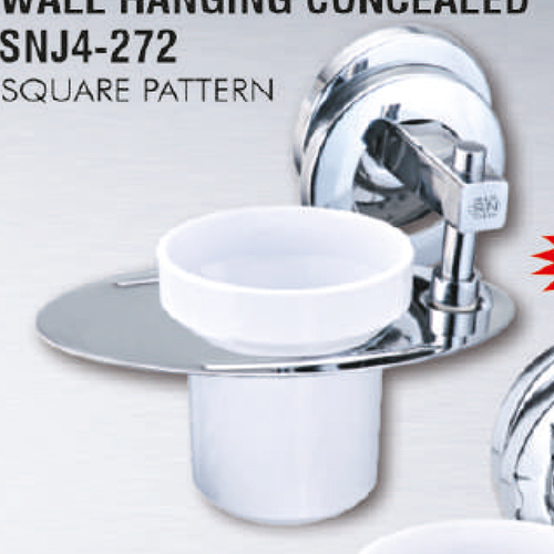 SNJ4-272 Square Wall Hanging Concealed Tumbler Holder