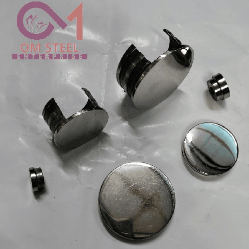 SS Modular Railling Sloted Pipes End Cap