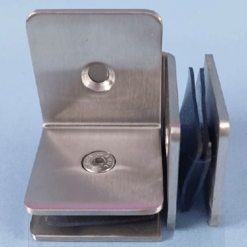 SS Glass To Wall L Bracket