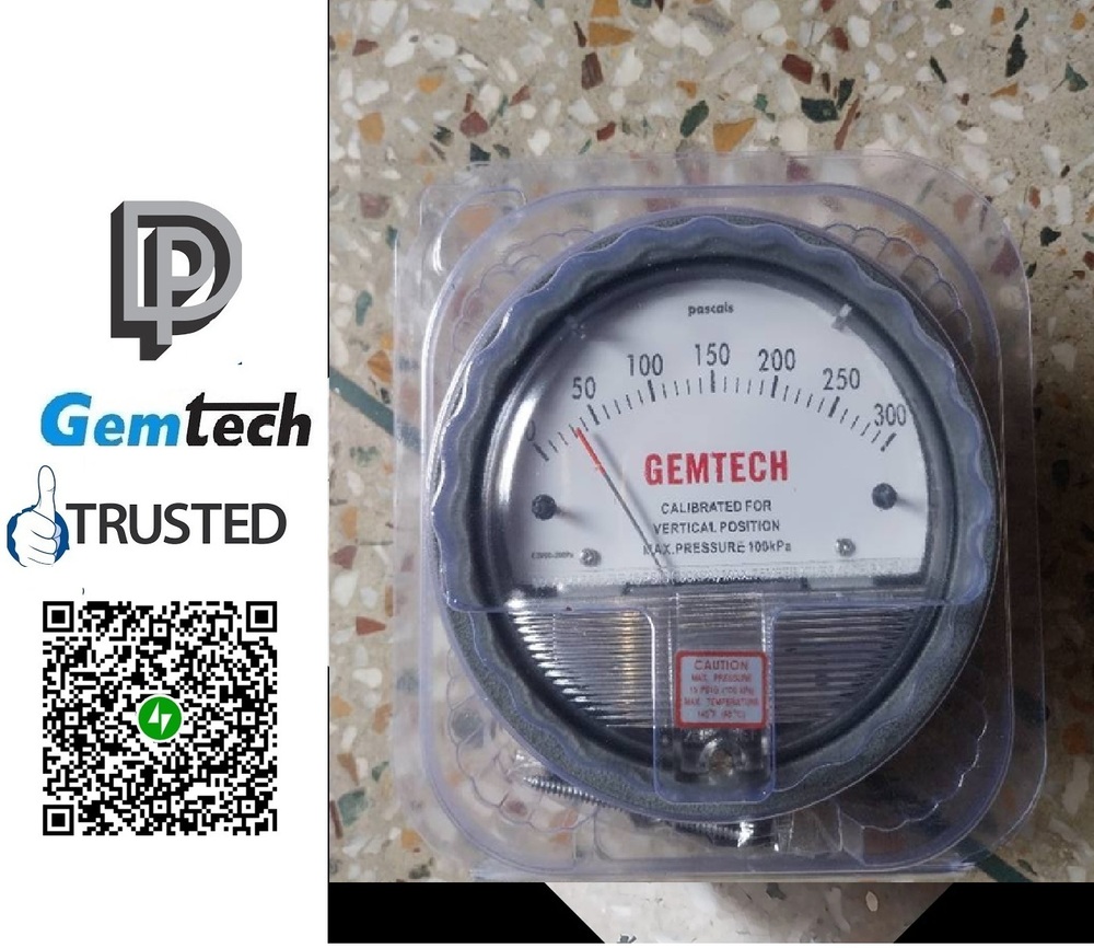GEMTECH DIFFERENTIAL PRESSURE GAUGE by VIBRENT INDUSTRIAL PARK GUJARAT