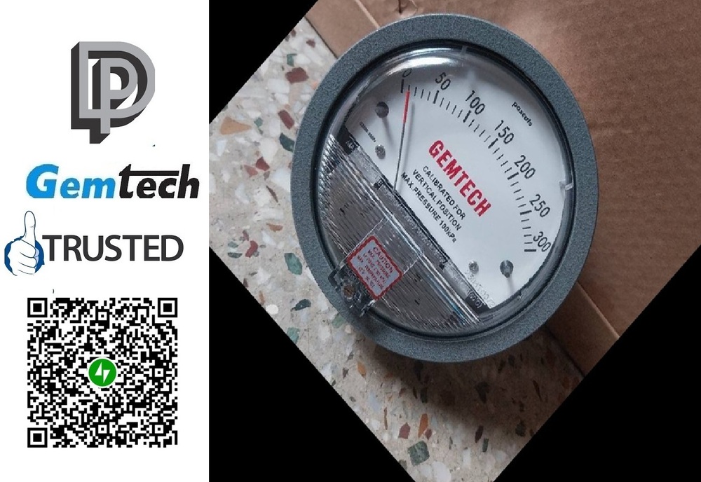GEMTECH DIFFERENTIAL PRESSURE GAUGE by VIBRENT INDUSTRIAL PARK GUJARAT
