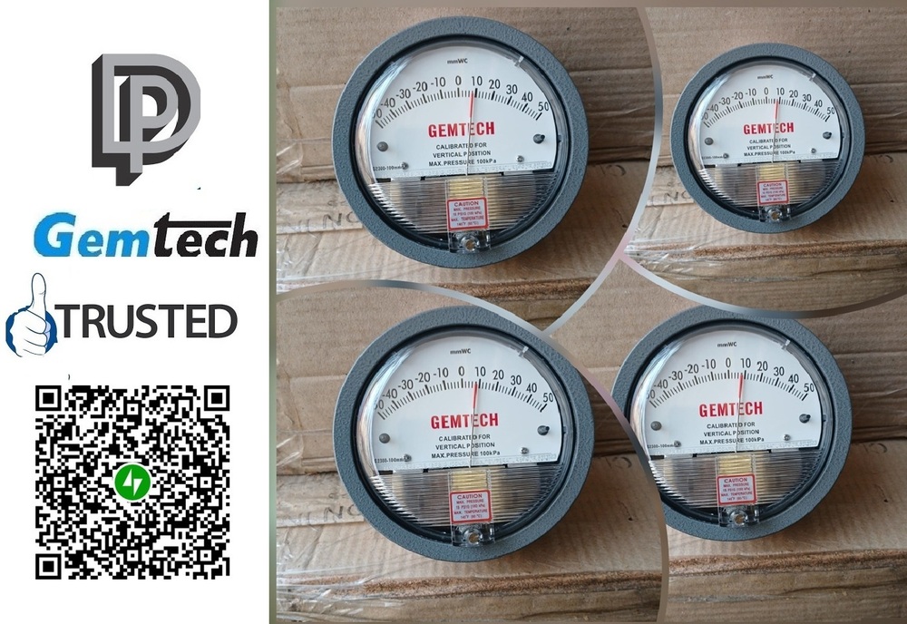 GEMTECH DIFFERENTIAL PRESSURE GAUGE by VIBRENT INDUSTRIAL PARK GUJARAT