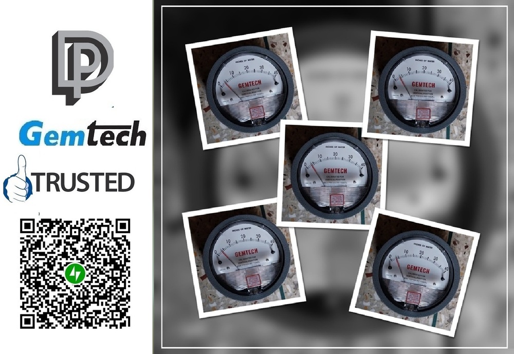 GEMTECH DIFFERENTIAL PRESSURE GAUGE by VIBRENT INDUSTRIAL PARK GUJARAT