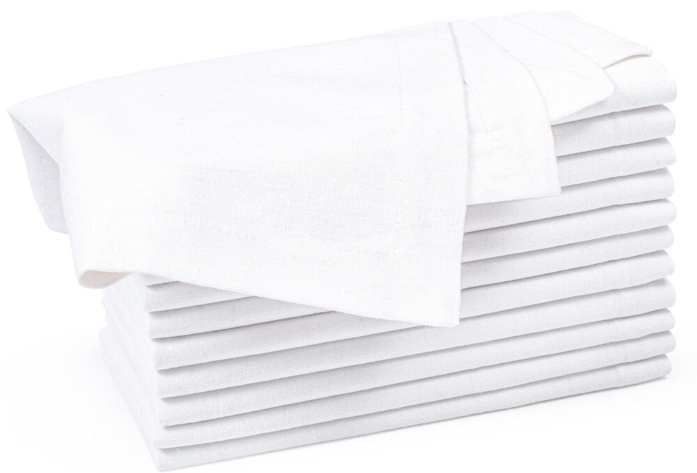 Dinner Napkin - 100% Cotton, Plain Dyed | Washable, Combed Yarn, Woven Design, Low Shrinkage