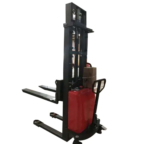 Battery Operated Hydraulic Stacker - Color: Yellow