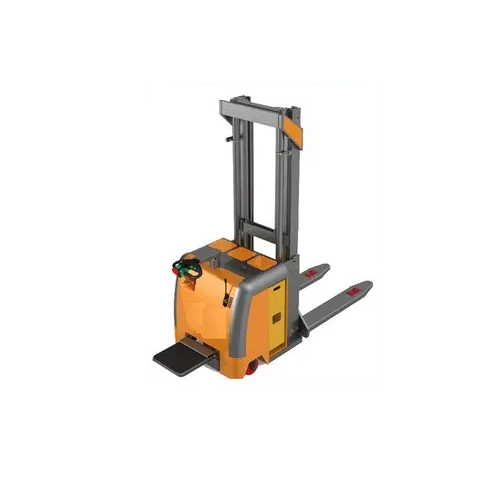 Battery Operated Hydraulic Stacker - Color: Yellow
