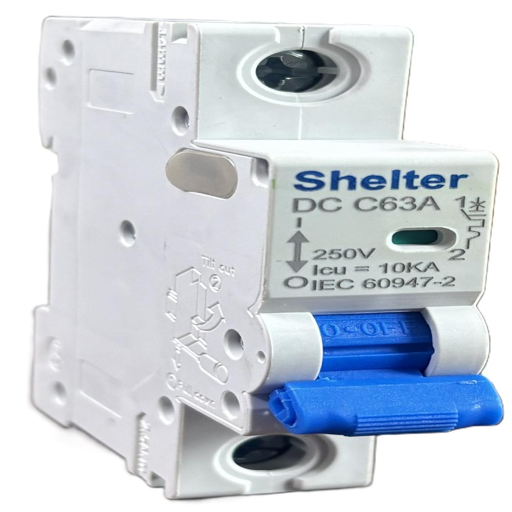 Shelter SP 63A 250V DC MCB