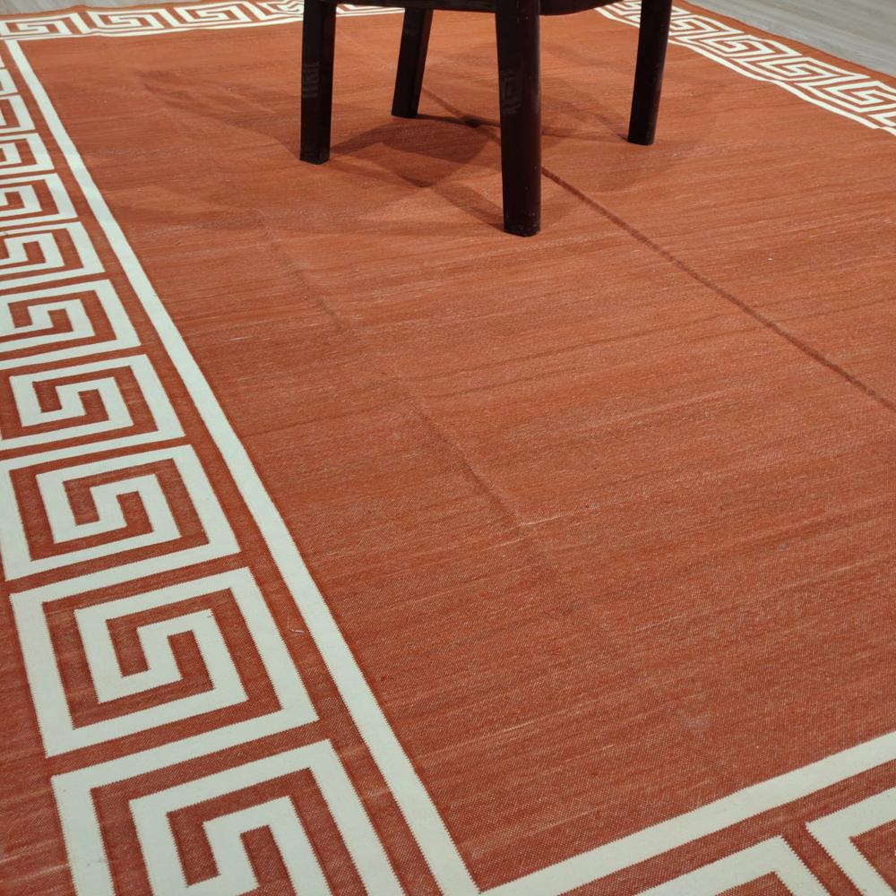cotton flat weave rug
