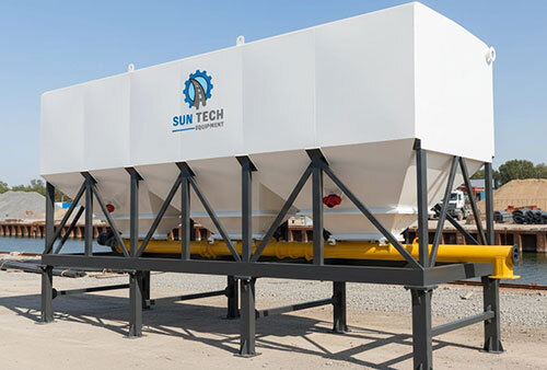 Fly Ash Horizontal Cement Storage Silo - Color: White