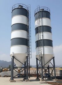 Fly Ash Vertical Cement Storage Silo - Capability: 100 Ton/day
