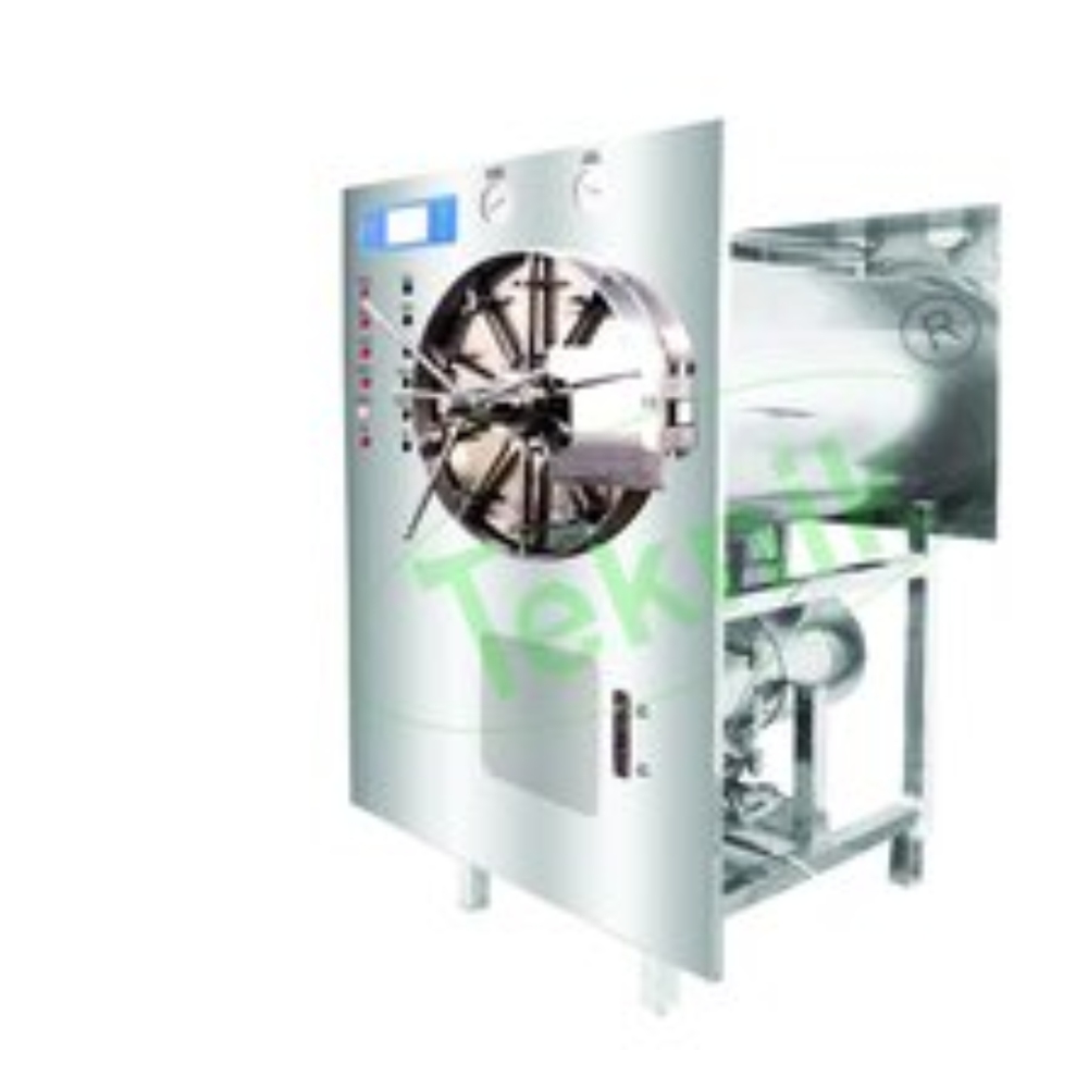 CYLINDRICAL STEAM STERILIZER DOUBLE DOOR