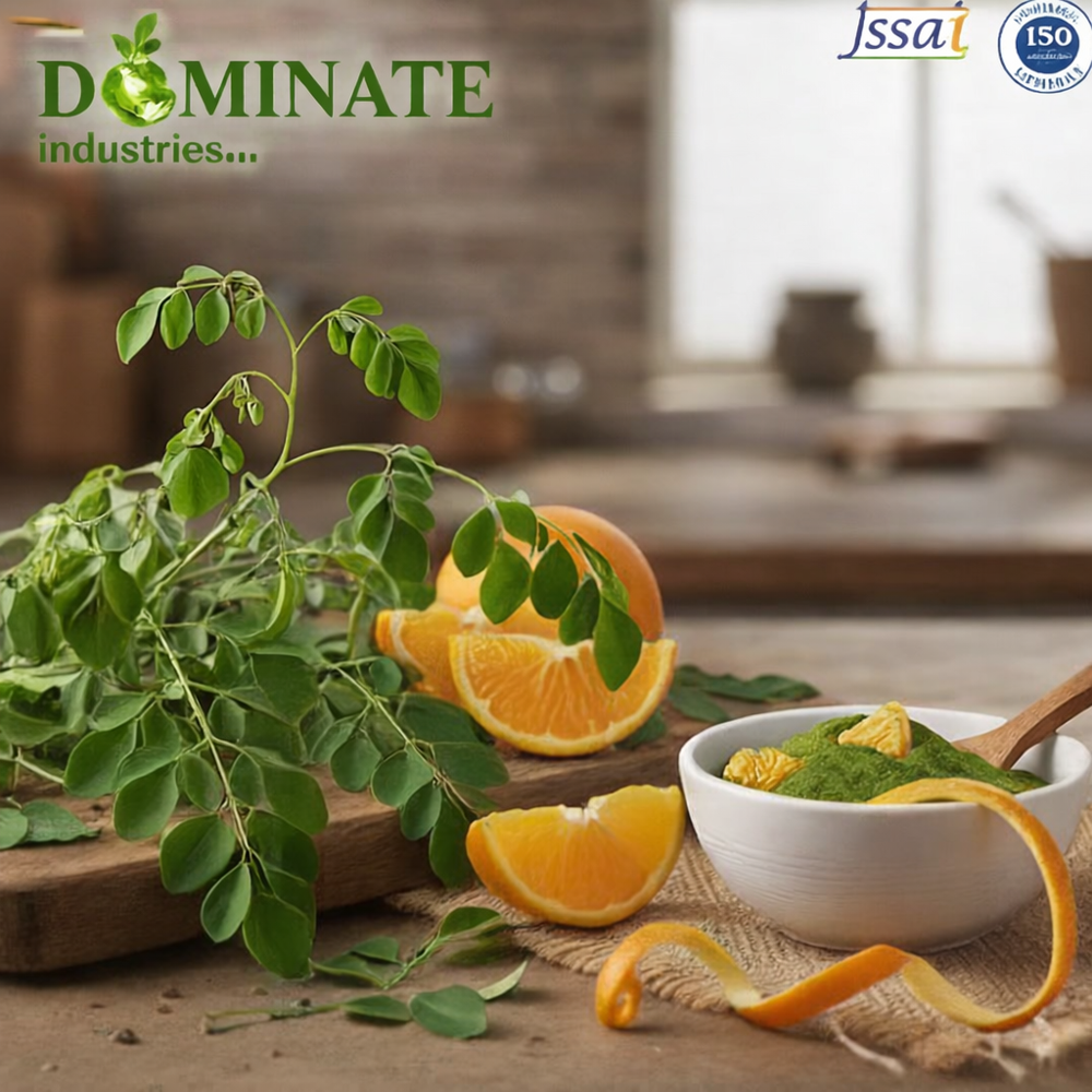 Orange Flavoured Moringa Leaves powder