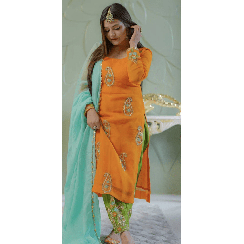 Glass Organza Shirt Upada Bottom Organza Dupatta