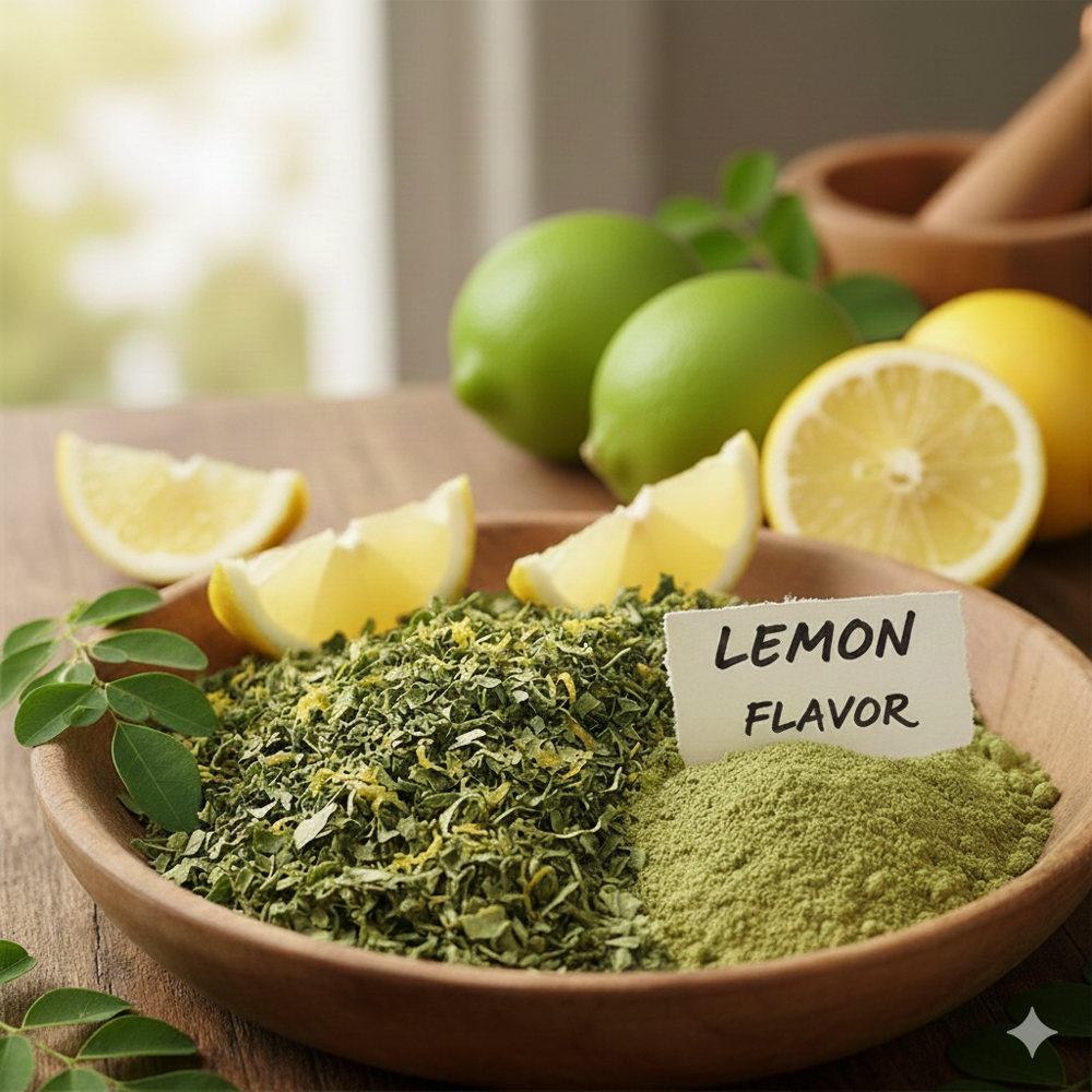 Lemon Flavoured Moringa Leaves Powder