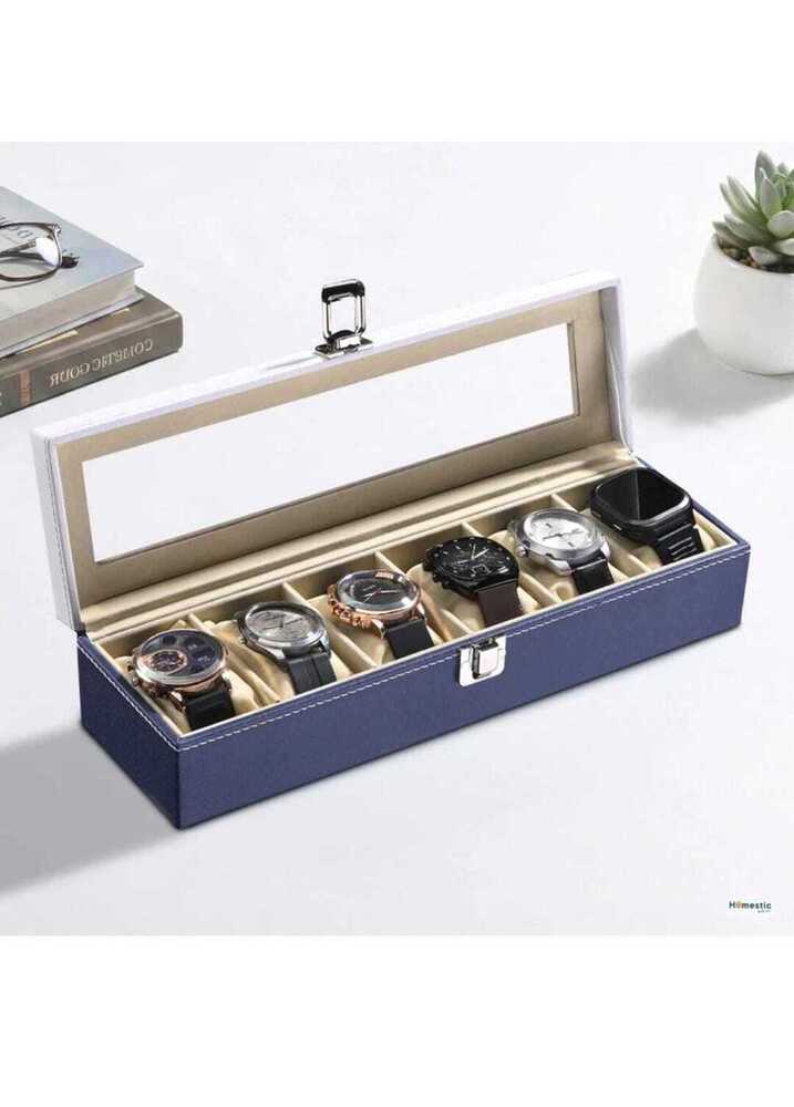 6 Slot  Watch Box