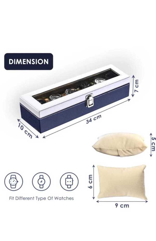 6 Slot  Watch Box