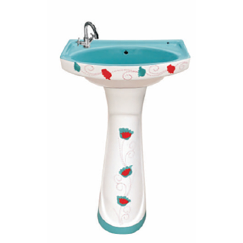 18X12 Aqua Green Set Series Wash Basin