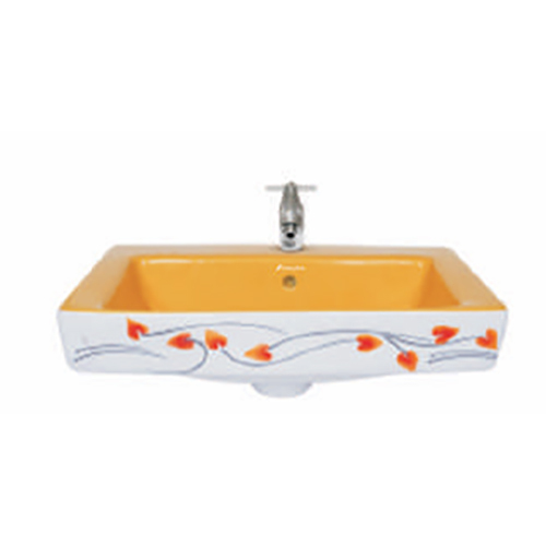 18X13 Yellow Wash Basin