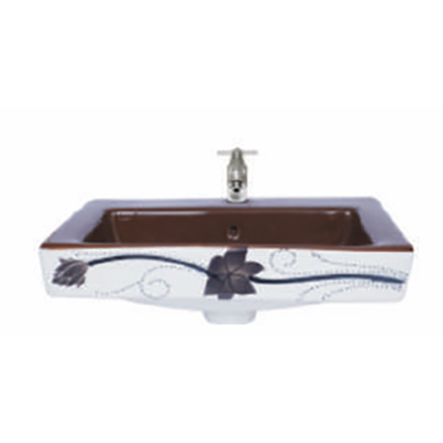 18X13 Coffee Brown Wash Basin