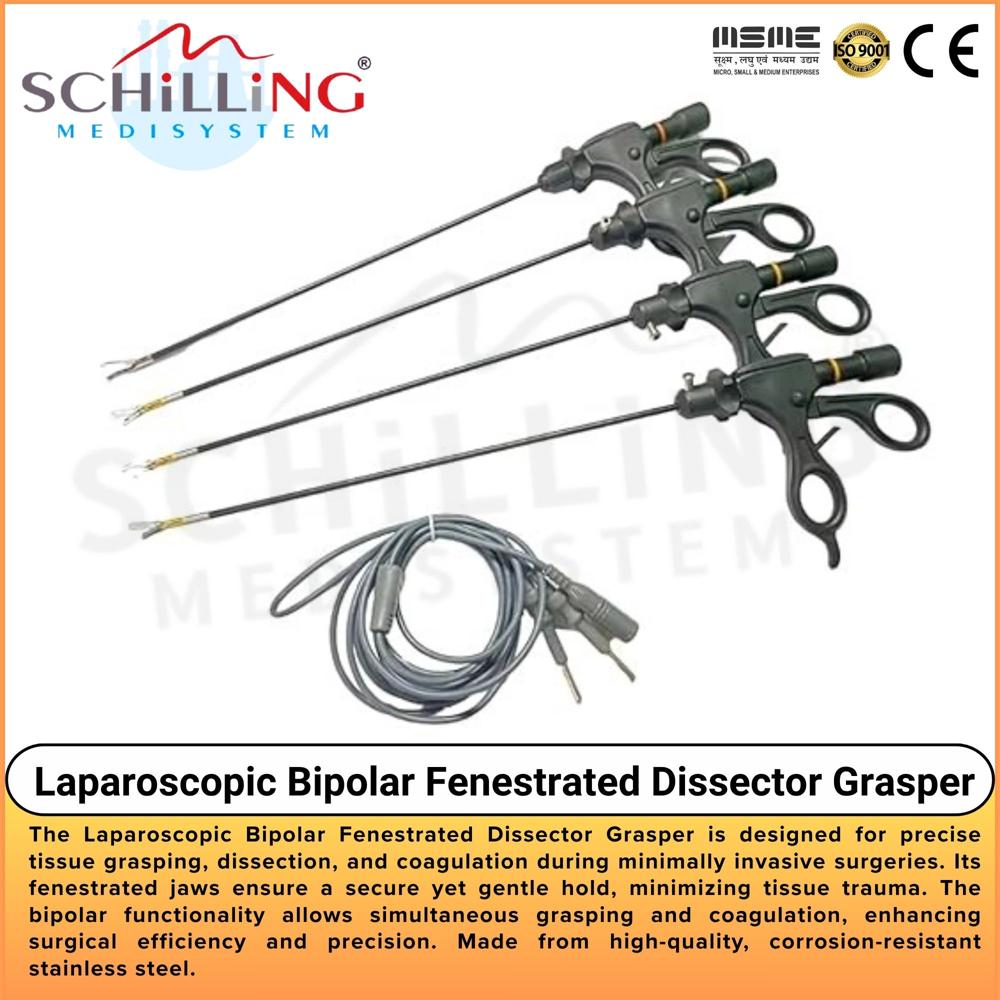 Schilling Laparoscopic Bipolar Fenestrated Dissector Grasper
