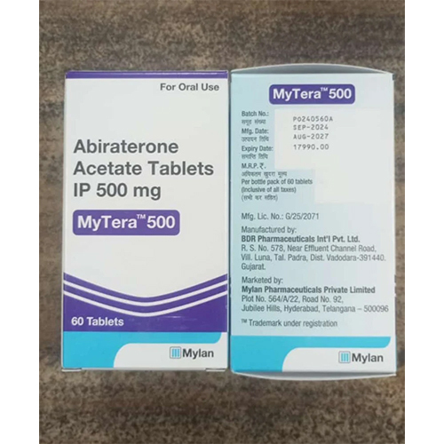 500mg Abiraterone Acetate Tablets
