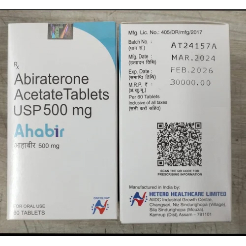 500mg Abiraterone Acetate Tablets