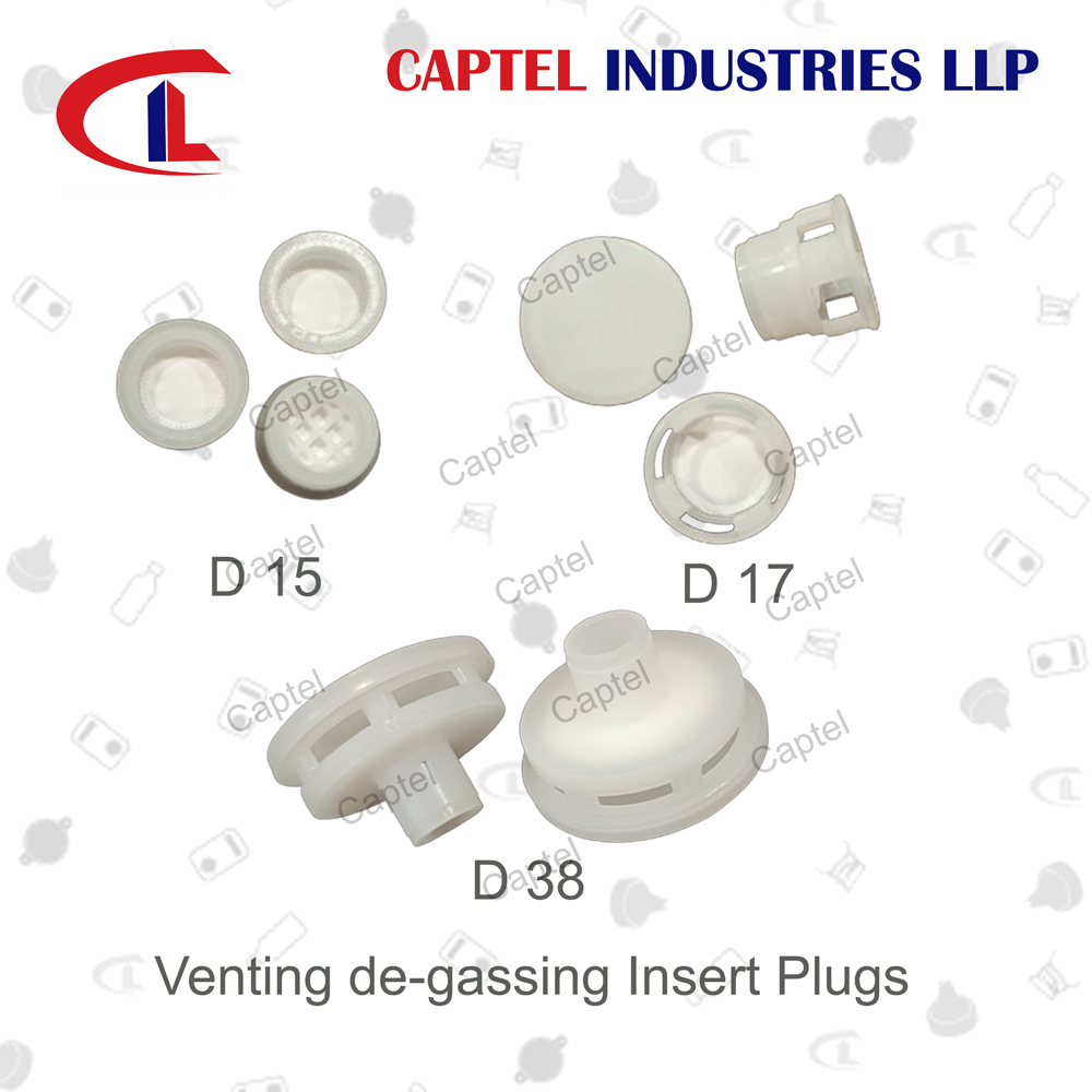 Venting de-gassing Insert Plugs