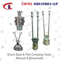 Drum Seal & Pail Crimping Tools - Manual & Pneumatic - Color: Silver