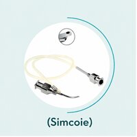 Simcoie Opthalmic Cannula - Color: Silver
